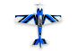 Preview: Extreme Flight RC 67" Extra NG Blau/Schwarz - ARF