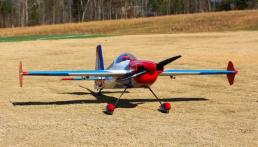 Extremeflight RC 85" Laser Weiss/Blau/Rot/Silber - ARF