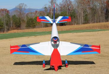 Extremeflight RC 85" Laser Weiss/Blau/Rot/Silber - ARF