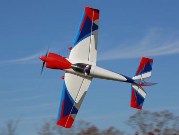 Extremeflight RC 85" Laser Weiss/Blau/Rot/Silber - ARF