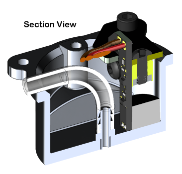 XGuard Futaba kompatibler Selbstkalibrierender V2 Backplate-RPM-Sensor