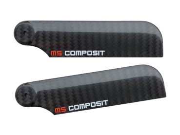 MS COMPOSIT 115 mm Carbon Heckrotorblätter