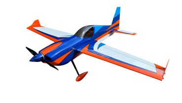 ExtremeFlight RC 60" Slick 580 Weiss/Blau/Orange Santi Scheme - ARF