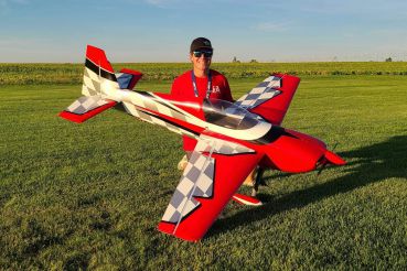 Extremeflight RC 85" Slick 580 Rot Weiss