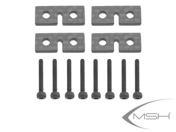 XLPower/MSH Standard Servo Unterlegplaettchen (4x)