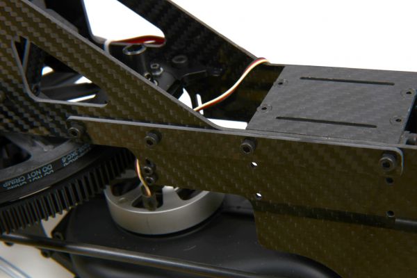 XLPower/MSH Prôtos 700 Nitro CFK Chassis Verstärkung