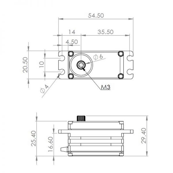 MKS HBL550L HV Digital Servo brushless X5 Serie - ideales Gasservo