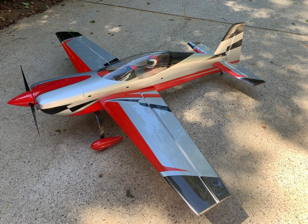 Extremeflight RC 91" Extra NG Rot/Silber/Schwarz